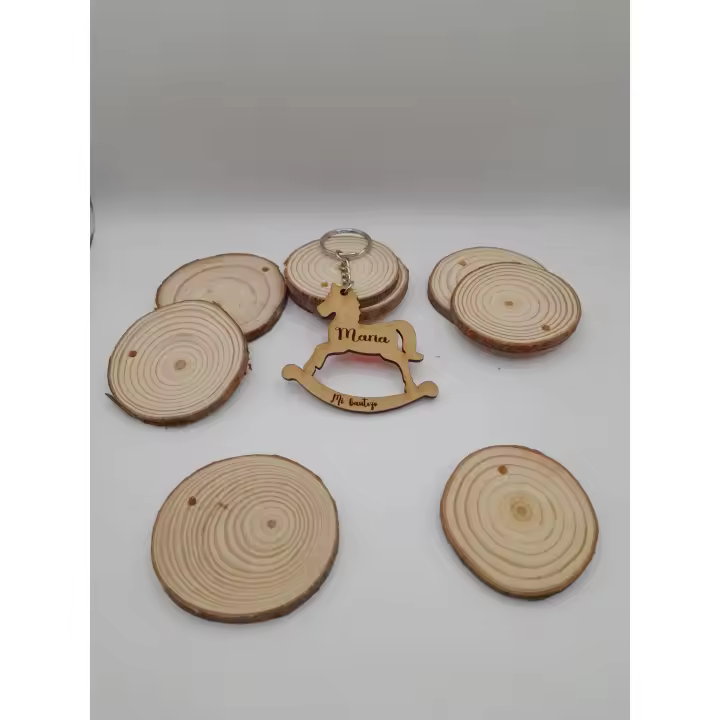 PACK 6 LLAVEROS PARA BAUTIZO CABALLITO PERSONALIZADO PARA DETALLE DE INVITADOS - 1