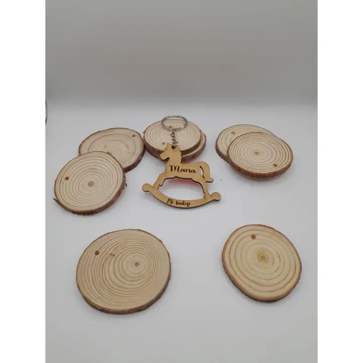 PACK 6 LLAVEROS PARA BAUTIZO CABALLITO PERSONALIZADO PARA DETALLE DE INVITADOS - 1