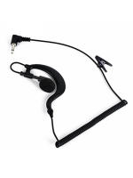 Auricular De Radio Con Gancho Para Oído 3.5mm Single Ear Hook Headset Con Clip Y Cable Coilado Para Walkie Talkie - details 5