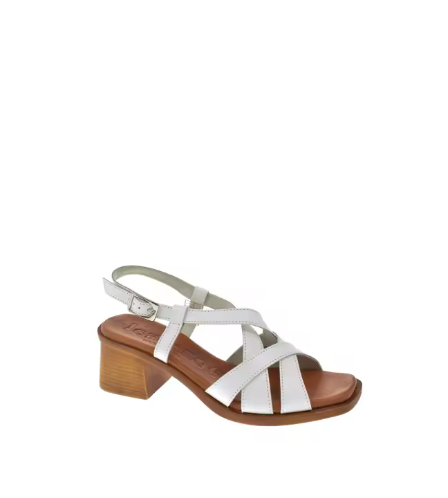 JORDANA Sandalia Tacon en piel medio de 5.5cm - 1