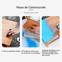 Pack 4 Pinturas Spray 400ml, Spray Acrílico para Metal / Madera / Plástico - Multifunción Cartón, Cerámica y Más - Amplia Gama de Colores y Acabados - Spsil - details 2