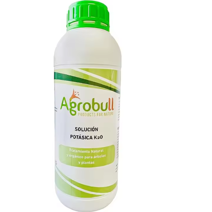 Solucion Potasica Ultra Concentrado - El Más Eficaz 100% Natural y Residuo Cero Insecticida para Plantas (1L) | Agrobull - 1