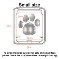 Puerta de Pets Segura y Fácil de Usar Función de Cierre Automático Grande para Perros y Gatos - details 9