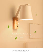 Lámpara De Pared LED Nórdica E27 Para Decoración De Lectura Estudio Dormitorio Pasillo Escaleras Iluminación Interior Moderna - details 0