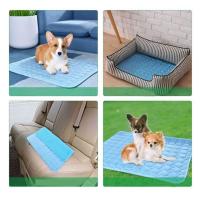Alfombra De Enfriamiento Para Mascotas Perro Gato Cama Fría De Verano Tamaño Pequeño Material De Seda Hielo Resistente Al Agua 5 Tamaños Disponibles - details 5