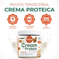 Crema Proteica Sabor Cookies Chips | 250 gramos | 20% de proteína | 0% azúcares añadidos | Sin aceite de palma | Torafood - details 0