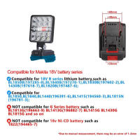 Spotlight LED Portátil De 3 Pulgadas Luz De Advertencia Para Pesca Y Emergencias Compatible Con Baterías Makita/Dewalt/Milwaukee 18V - details 3