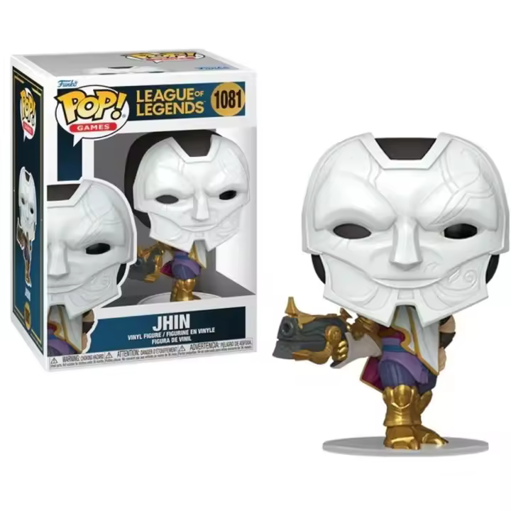 FIGURA FUNKO POP LEAGUE OF LEGENDS JIHN 9 CM - Nuevo a Estrenar - Original FUNKO - Miniatura POP - Figura de Colección Funko - 1