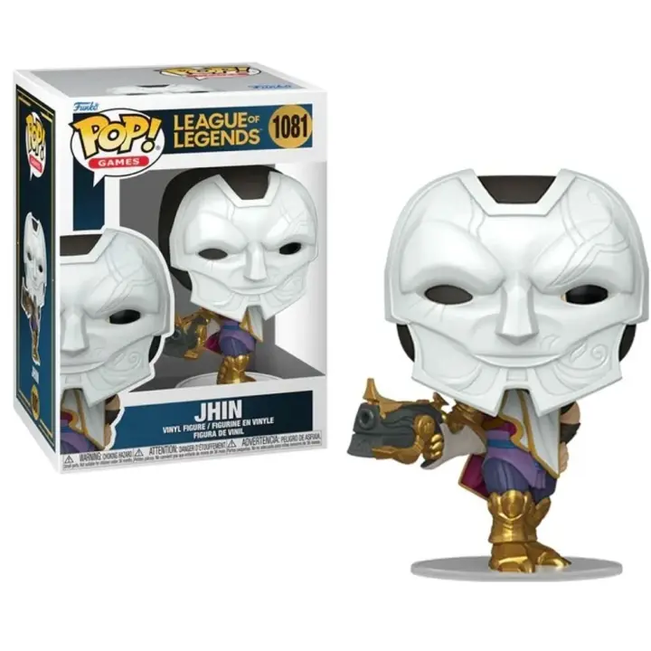 FIGURA FUNKO POP LEAGUE OF LEGENDS JIHN 9 CM - Nuevo a Estrenar - Original FUNKO - Miniatura POP - Figura de Colección Funko - 1