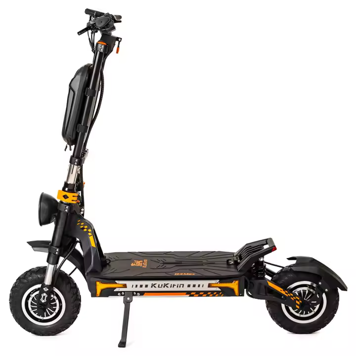 Patinete eléctrico todo terreno KuKirin G4 Max, 2 motores sin escobillas de 1600W, neumáticos de 12 pulgadas, batería extraíble de 60V 35.2Ah, alcance máximo de 95 km, velocidad máxima de 86 km/h, freno de aceite de pistón delantero y trasero, resistente - 1
