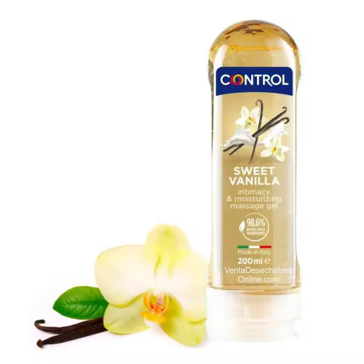 Control Lubricante Control Sweet Vainilla Gel Masaje 2 en 1 - 200 ml 8411134135834 - 1
