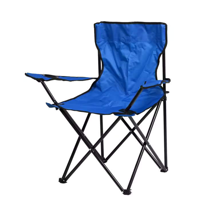 Silla Liegra Portátil para Pesca Playa Camping, Plegable Silla con Apoyabrazos y Soporte de Botella, Sillón Exterior 52*52*38cm de Picnic, Silla Camping Portavasos y Bolsa de Transporte, Ideal para Jardín, Aire Libre, Beach - 1