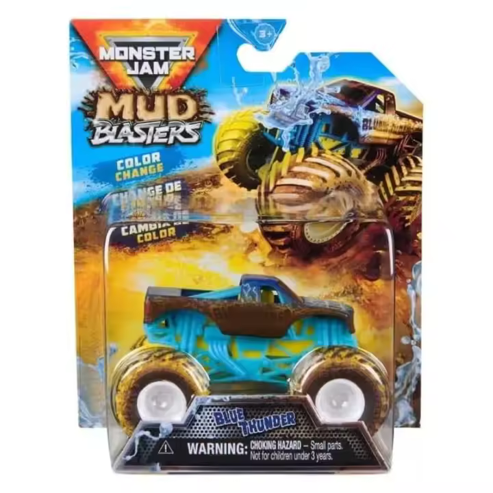 Spin Master Monster Jam Mud Blasters Blue Thunder 6072638-B.THUNDER - 1