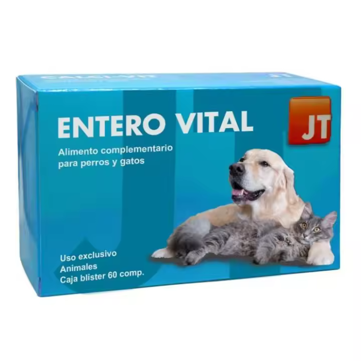 JT Pharma Entero Vital para Perros y Gatos  Alimento Complementario para Diarreas de Perros y Gatos - 1
