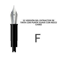 HongDian No.35 Unidad De Nabo De Pluma Fuente Para Escritura Caligráfica Versión Convertidor/Pistón Nib Suave EF/F/M OEM Reemplazo - details 4