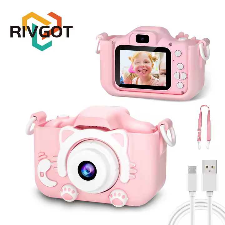 Cámara Digital Mini Kdis Para Niñas Y Niños 1080P HD Con Pantalla De 2 Pulgadas Regalo Ideal Para Navidad O Cumpleaños - 1