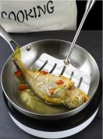 22/24/26/28/30 cm frying pan 304 stainless steel wok 5-layer professional cookware suitable for gas and induction cookers - details 7