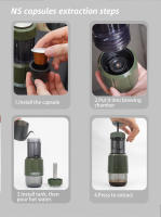 HiBREW H4D Máquina de Espresso Portátil 2 en 1, prensa manual para cápsulas de café y café molido, máquina de café caliente/frío para uso en viajes y en casa - details 6