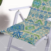 Esterilla de playa, con respaldo, acolchada, plegable, asas de hombro, sillón reclinable, 95 x 50 x 4 cm - details 4