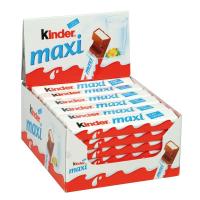 Kinder Maxi Nacional España caja 36unidades Barrita de chocolate con leche Kinder rellena de crema de leche Sabor adaptados a gustos españoles - details 2