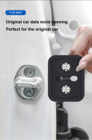 Cubiertas Para Cerraduras De Puertas De Coche 2pcs Accesorios Automóviles Para Mini Cooper JCW R55 R56 R60 F54 F55 F56 F60 Countryman Clubman Estampados Creativos En Color Negro - details 1