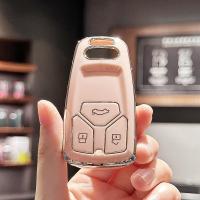 Cubierta De Llave Girly Para Audi A1 A3 A4 A6 Q1 Q3 Q5 Q7 S3 S4 S6 R8 TT Funda De Plástico TPU Rosa Para Mujeres - details 4