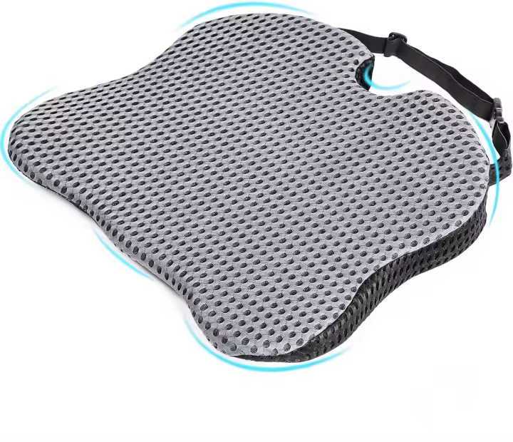 Cojín De Asiento De Coche En Forma De U De Memoria Espuma Cómoda Soporte Ortopédico Para Silla De Oficina Sillas De Ruedas - 1