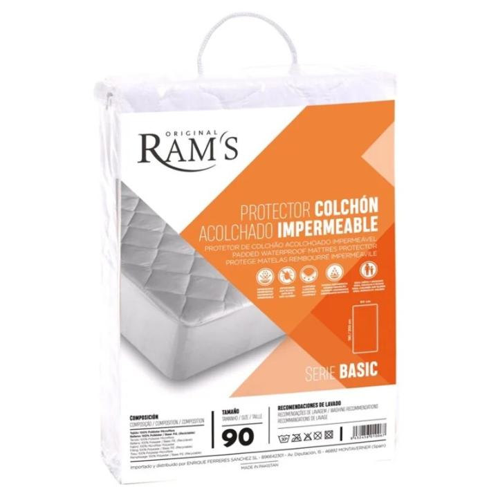 Protector De Colchón Impermeable De 2 Plazas Marca Zee Dream | Cuotas Sin Interés