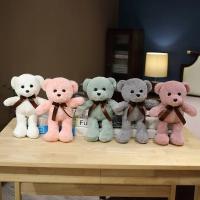 Oso De Peluche Grande 30cm En 16 Estilos Rosa Gris Blanco Suave Muñeco De Peluche Juguetes Para Niños Y Niñas Regalo De Cumpleaños - details 11