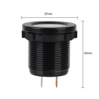 Voltímetro LED De Aluminio Para Motocicleta Y Automóvil Con Pantalla Digital Colorida DC 12V Universal Para Toyota Honda Nissan Y Más - details 3