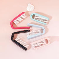 Peine Portátil Y Plegable Para Cabello Antiestático Con Masaje Capilar Accesorio De Estilo Para Salon Uso Profesional - details 2
