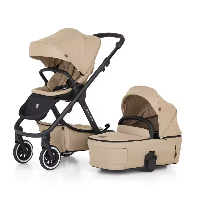 Carrinho de passeio Petite&Mars ICON 2IN1 AIR SET LITE Mocha Bege - 1