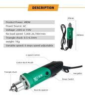 Taladro Eléctrico Mini 480W Herramienta Rotativa Para Tratamiento De Metal Y Madera Taladro De Grabado Y Pulido Con Broca Para Joyería Y Laboratorios Dentales - details 10