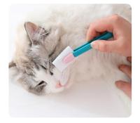 Cepillo Para Limpieza De Ojos De Gato Herramienta De Peluquería Para Perros Y Gatos Pequeños Eliminador De Manchas De Lágrimas Material Plástico - details 4
