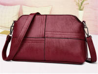 Bolso De Hombro Para Mujer De Cuero PU Vintage Diseño De Lujo Pequeño Bolsa De Mano Splicing Bolso De Viaje Tote De Compras - details 6