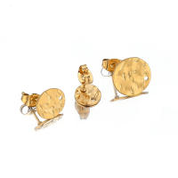 10pcs Postes De Aretes Redondos De Acero Inoxidable Para DIY Joyería De Pendiente Colgante Accesorios De Fabricación De Joyas - details 2
