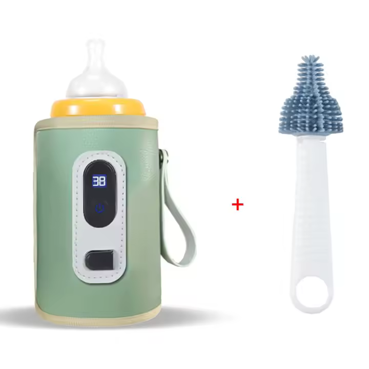 Calentador De Botella De Leche Y Fórmula USB Con Pantalla LED 5 Temperaturas Ajustables Mantenedor De Calor Para Bebé Libre de Látex Libre de PVC Libre de BPA - 1