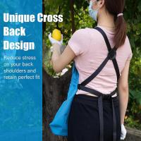 Bata De Trabajo Con Gran Bolsillo Para Jardinería Y Cosecha Bata De Mano Con Mochila Herramientas De Almacenamiento Y Organización Material Oxford - details 1