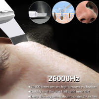 Limpiador De Piel Con Ultrasonidos Eliminador De Quistes Faciales Herramienta De Limpieza Profunda Para Eliminar Acné Y Quistes Negro Espátula Facial USB Recargable Metal - details 2