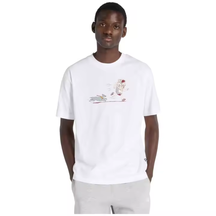 Camiseta De Manga Corta New Balance para Hombre en color Blanco - 1