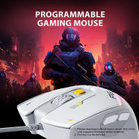 Ratón De Juego INPHIC PG1 Con Cable Ergonómico RGB Programación Macro Periférico Competitivo 12000 DPI 60 IPS 20G 6 Botones - details 0