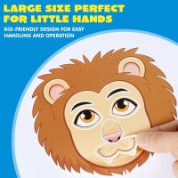 Pegatinas Para Hacer Caras De Animales Mixtas Y Combinadas Para Niños Con Safaris Marinos Y Fantasía Manualidades Para Niños - details 6