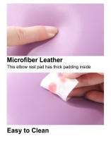 Almohadilla De Descanso De Codo En Cuero De Microfibra Para Manicura Profesional No Eslipiente Para Salón De Uñas Y Técnico De Uñas - details 4
