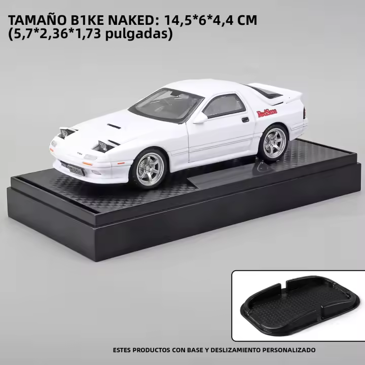 Modelo De Coche a Escala 1:32 Mzexoma Initial D Trueno AE86 En Aleación Juguetes Deportivos Para Niños Y Adultos - 1