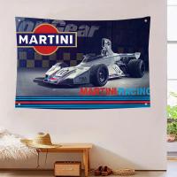 Bandera De Carreras De Coches Martini Para Decoración De Habitaciones Y Exterior Con Cuatro Agujeros Decoración De Sala De Trabajo - details 4