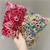50/100Pcs Cinturones Para El Cabello De Niñas Coloridos De Nylon Lazos Elásticos Para Niños Accesorios Para Niñas Adecuados Para Todas Las Estaciones - details 1