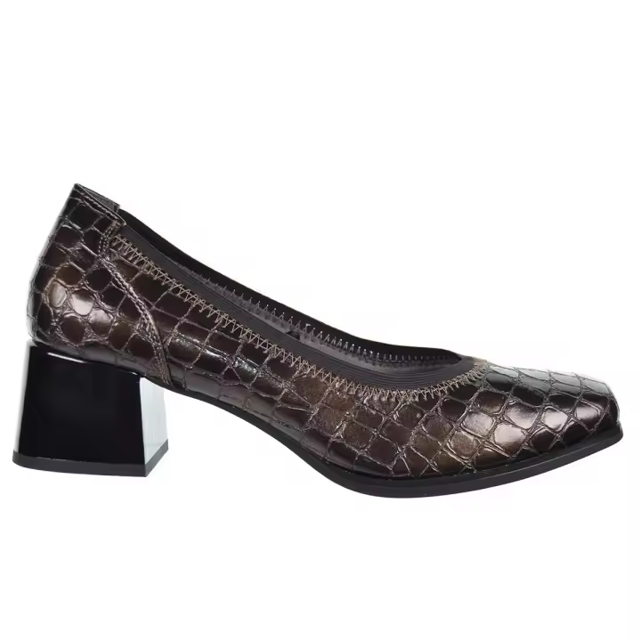 25381 Amarpies Zapato Confort Charol Salón Tacón Mujer - 1