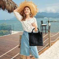 Bolso de Lona con Bolsillos para Mujer, Bolso Bandolera Mujer Bolso, Gran Capacidad Bandolera Casual con correa ajustable, para Compras, Viajes de Trabajo - details 2