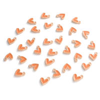 iYOE 30pcs Charms De Corazón Enamel Colorido 8.5x9mm Pendantes Para Joyería DIY Hebillas Pulseras Collares Manualidades - details 11