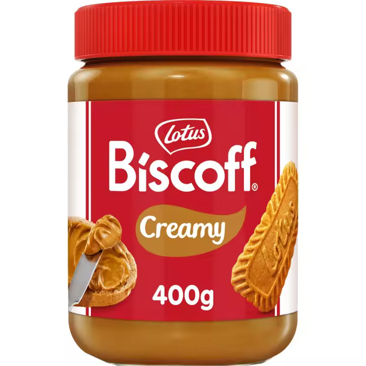 Crema Biscoff sabor galleta lotus bote 400 grs. - 1